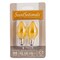 Scentsationals 15 Watt Replacement Light Bulb for Wax Warmer, Amber - 6 Pack
